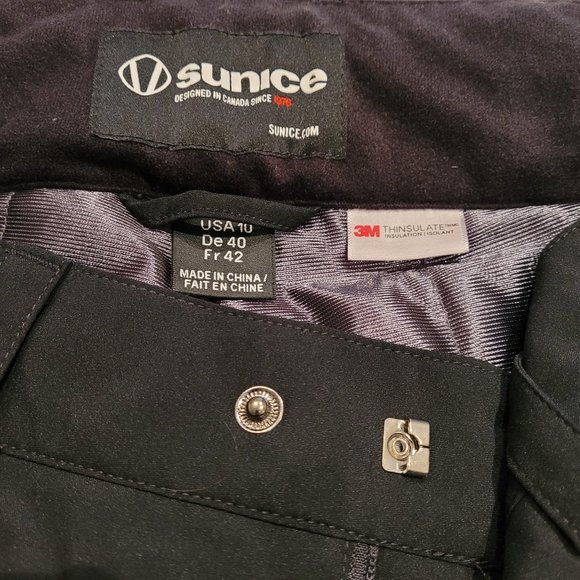 Sunice Melina Ski Pants, Black NWOT - Picture 4 of 8